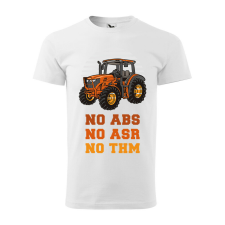  Póló No ABKS No ASR No THM mintával - Fehér S méretben ajándéktárgy