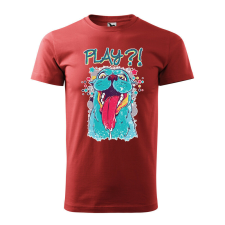  Póló Play mintával - Terrakotta XXXL méretben ajándéktárgy