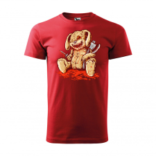  Póló Plüss nyuszi mintával - Piros M méretben ajándéktárgy