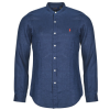 Polo Ralph Lauren Hosszú ujjú ingek CHEMISE AJUSTEE SLIM FIT EN LIN COL MAO Tengerész EU L