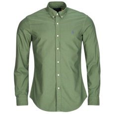 Polo Ralph Lauren Hosszú ujjú ingek CHEMISE AJUSTEE SLIM FIT EN OXFORD LEGER Keki EU XL