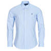 Polo Ralph Lauren Hosszú ujjú ingek CHEMISE AJUSTEE SLIM FIT EN POPELINE UNIE Kék EU M