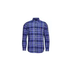 Polo Ralph Lauren Hosszú ujjú ingek CHEMISE COUPE DROITE EN OXFORD Kék EU L
