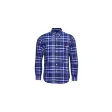 Polo Ralph Lauren Hosszú ujjú ingek CHEMISE COUPE DROITE EN OXFORD Kék EU M