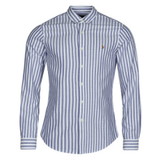 Polo Ralph Lauren Hosszú ujjú ingek CHEMISE COUPE DROITE EN OXFORD Kék EU XL