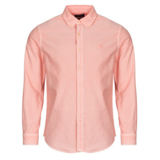 Polo Ralph Lauren Hosszú ujjú ingek CHEMISE DROITE CUSTOM EN OXFORD LEGER TEINTURE MINERALE Rózsaszín EU XL
