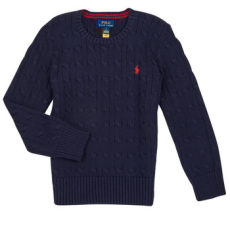 Polo Ralph Lauren Pulóverek LS CABLE CN-TOPS-SWEATER Tengerész 10 / 12 Jahre