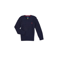Polo Ralph Lauren Pulóverek LS CABLE CN-TOPS-SWEATER Tengerész 6 ans
