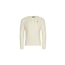 Polo Ralph Lauren Pulóverek LS DRIVER CN-LONG SLEEVE-SWEATER Bézs EU S férfi pulóver, kardigán