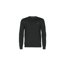 Polo Ralph Lauren Pulóverek PULL COL ROND AJUSTE EN COTON PIMA LOGO PONY PLAYER Fekete EU L