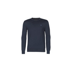 Polo Ralph Lauren Pulóverek PULL COL ROND AJUSTE EN COTON PIMA LOGO PONY PLAYER Kék EU S