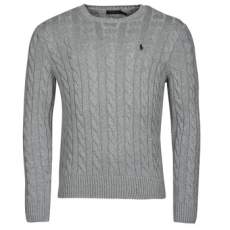 Polo Ralph Lauren Pulóverek PULL COL ROND EN MAILLE TORSADEE Szürke EU XS