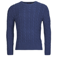 Polo Ralph Lauren Pulóverek PULL COL ROND EN MAILLE TORSADEE Tengerész EU S
