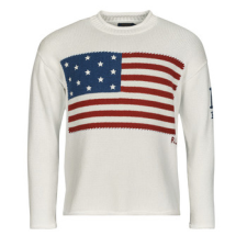 Polo Ralph Lauren Pulóverek PULL US FLAG Fehér EU S férfi pulóver, kardigán