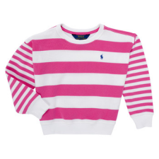 Polo Ralph Lauren Pulóverek STRPEBBBLCN-KNIT SHIRTS-SWEATSHIRT Rózsaszín 4 éves gyerek pulóver, kardigán