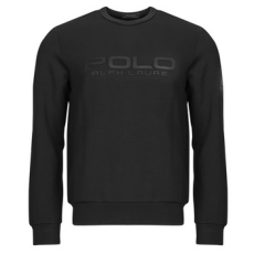 Polo Ralph Lauren Pulóverek SWEATSHIRT COL ROND LOGO APPLIQUE Fekete EU S