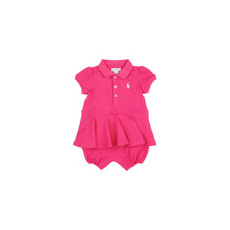 Polo Ralph Lauren Rövid ruhák SS PEPLUM BU-ONE PIECE-SHORTALL Rózsaszín 6 hónapos