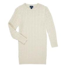 Polo Ralph Lauren Rövid ruhák SWEATER DRESS Fehér 16 Jahre