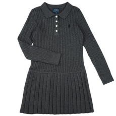 Polo Ralph Lauren Rövid ruhák SWEATER-DRESSES Szürke 8 / 10 Jahre