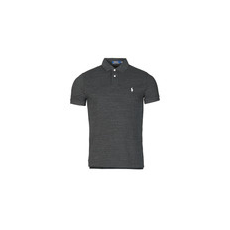 Polo Ralph Lauren Rövid ujjú galléros pólók POLO AJUSTE DROIT EN COTON BASIC MESH LOGO PONY PLAYER Fekete EU L