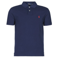 Polo Ralph Lauren Rövid ujjú galléros pólók POLO AJUSTE DROIT EN COTON BASIC MESH LOGO PONY PLAYER Tengerész EU L
