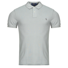 Polo Ralph Lauren Rövid ujjú galléros pólók POLO AJUSTE SLIM FIT EN COTON BASIC MESH Szürke EU M