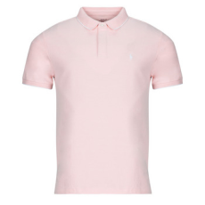 Polo Ralph Lauren Rövid ujjú galléros pólók POLO AJUSTE SLIM FIT EN COTON STRETCH MESH Rózsaszín EU M