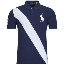 Polo Ralph Lauren Rövid ujjú galléros pólók POLO COUPE DROITE BIG POLO PLAYER Tengerész EU S