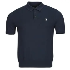 Polo Ralph Lauren Rövid ujjú galléros pólók POLO EN MAILLE EN PIMA COTON Tengerész EU L