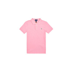 Polo Ralph Lauren Rövid ujjú galléros pólók SLIM POLO-TOPS-KNIT Rózsaszín 8 Jahre