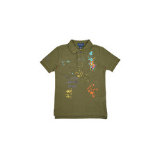 Polo Ralph Lauren Rövid ujjú galléros pólók SSKCM2-KNIT SHIRTS-POLO SHIRT Keki 2 ans