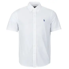 Polo Ralph Lauren Rövid ujjú ingek CHEMISE AJUSTEE EN POLO FEATHERWEIGHT Fehér EU XL