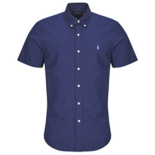 Polo Ralph Lauren Rövid ujjú ingek CHEMISE EN POPELINE UNIE Tengerész EU S férfi ing