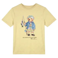 Polo Ralph Lauren Rövid ujjú pólók KNIT-T-SHIRT Bézs 8 Jahre