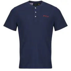 Polo Ralph Lauren Rövid ujjú pólók S/S HENLEY-SLEEP-TOP Tengerész EU XXL