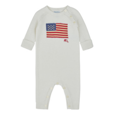 Polo Ralph Lauren Ruhák FLAG-ONE PIECE-COVERALL Bézs 12 hónapos