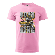 Póló Road king mintával - Rózsaszín L méretben ajándéktárgy