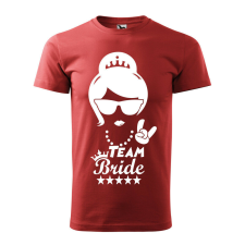 Póló Team bride mintával - Terrakotta S méretben v3 ajándéktárgy