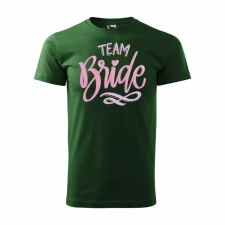 Póló Team bride mintával - Zöld XL méretben v2 ajándéktárgy