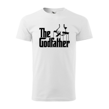 Póló The Godfather mintával - Fehér XL méretben ajándéktárgy
