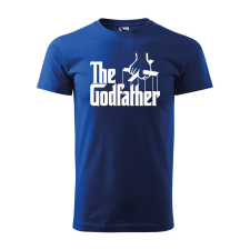  Póló The Godfather  mintával Kék 4XL egyedi ajándék