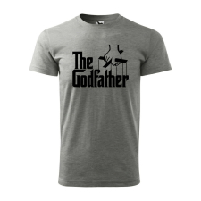 Póló The Godfather mintával - Szürke M méretben ajándéktárgy
