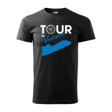 Póló Tour de Velence mintával - Fekete XXXL méretben ajándéktárgy
