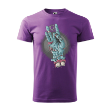  Póló Zombi kéz mintával - Lila XL méretben ajándéktárgy