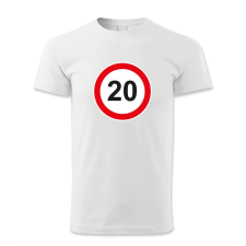 polofun.hu 20. születésnap, KRESZ tábla férfi póló