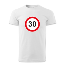 polofun.hu 30. születésnap, KRESZ tábla férfi póló