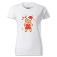 polofun.hu Anya, mézeskalács figurával, Karácsony