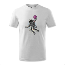 polofun.hu Asztronauta kosárlabdázik gyerek póló