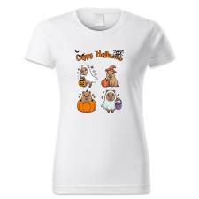 polofun.hu Cappy Halloween, capybara, Halloween női póló