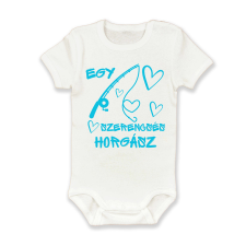 polofun.hu Egy szerencsés horgász, horgászbot, szívecske kombidressz, body
